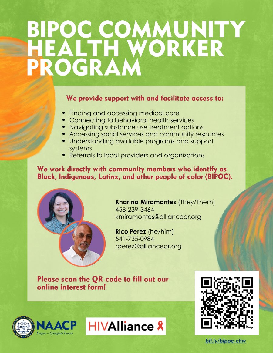 BIPOC Community Health Worker Program flier
